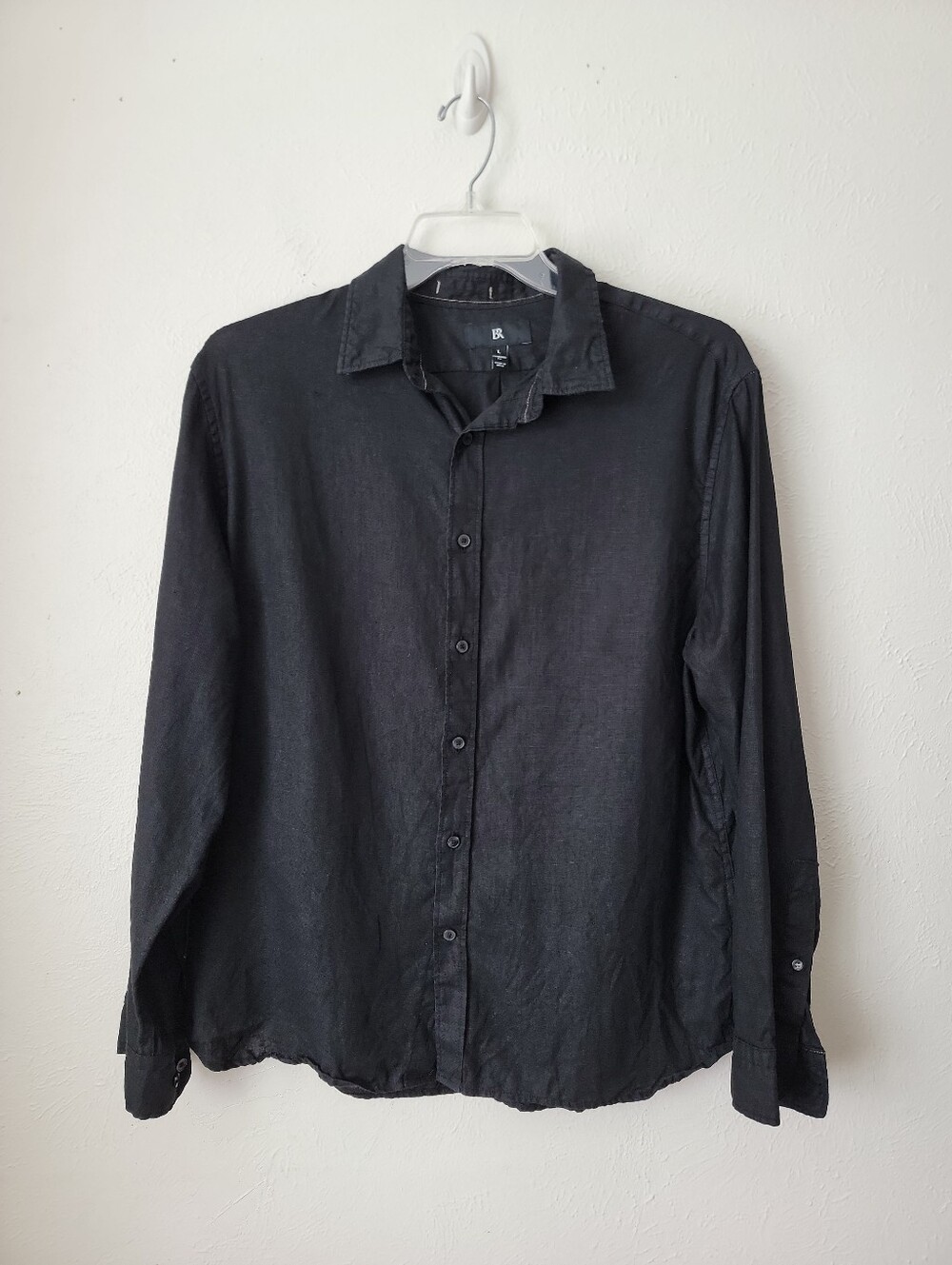 Banana Republic 100% Linen Men's Button-Up Shirt LARGE